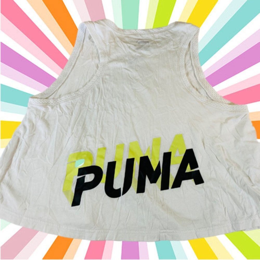 Cool PUMA  neon graphic swing tank top XS